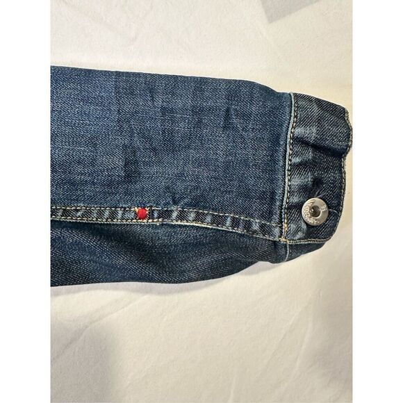 Superdry Women’s Japan Spirit Cropped Denim Jacket, size Medium - Picture 9 of 11